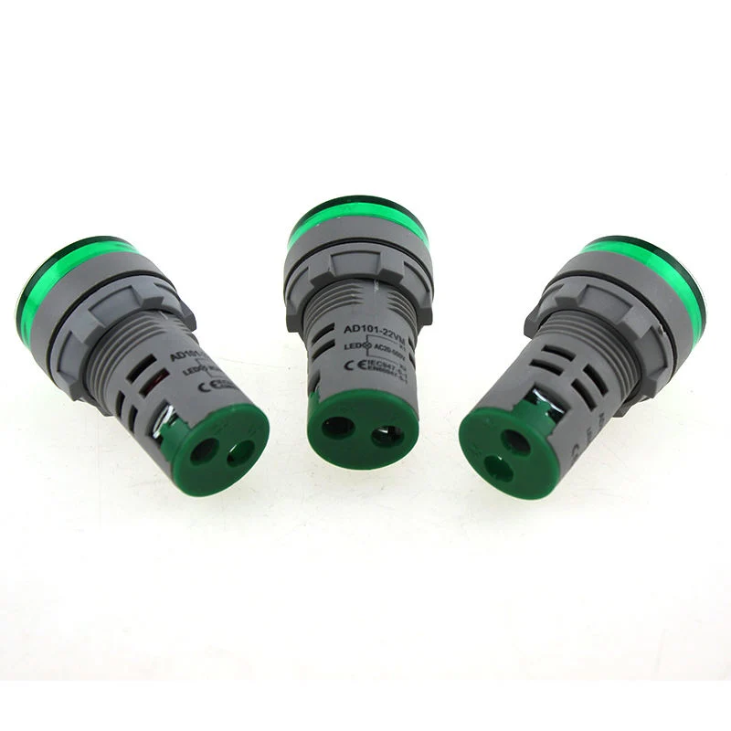 22mm LED Red Green Indicator Lamp Signal Indicating Lamp 12-500V