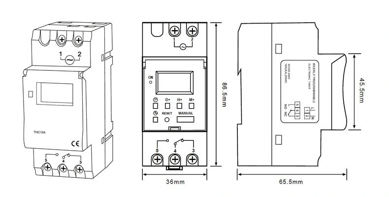 Best Selling Global Market Digital Weekly Programmable Time Switch